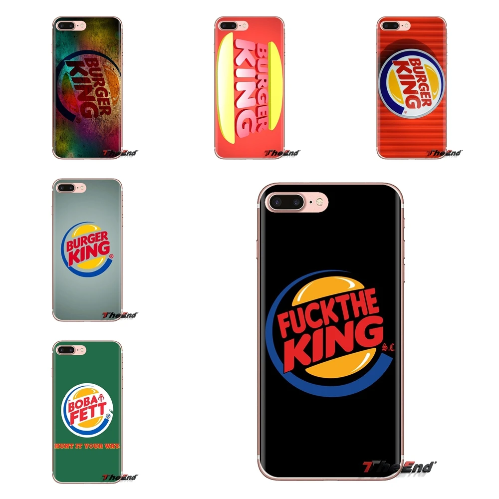 Burger king burgerking художественный плакат логотип для Samsung Galaxy S3 S4 S5 Mini S6 S7 Edge S8 S9 S10 Plus Note 3