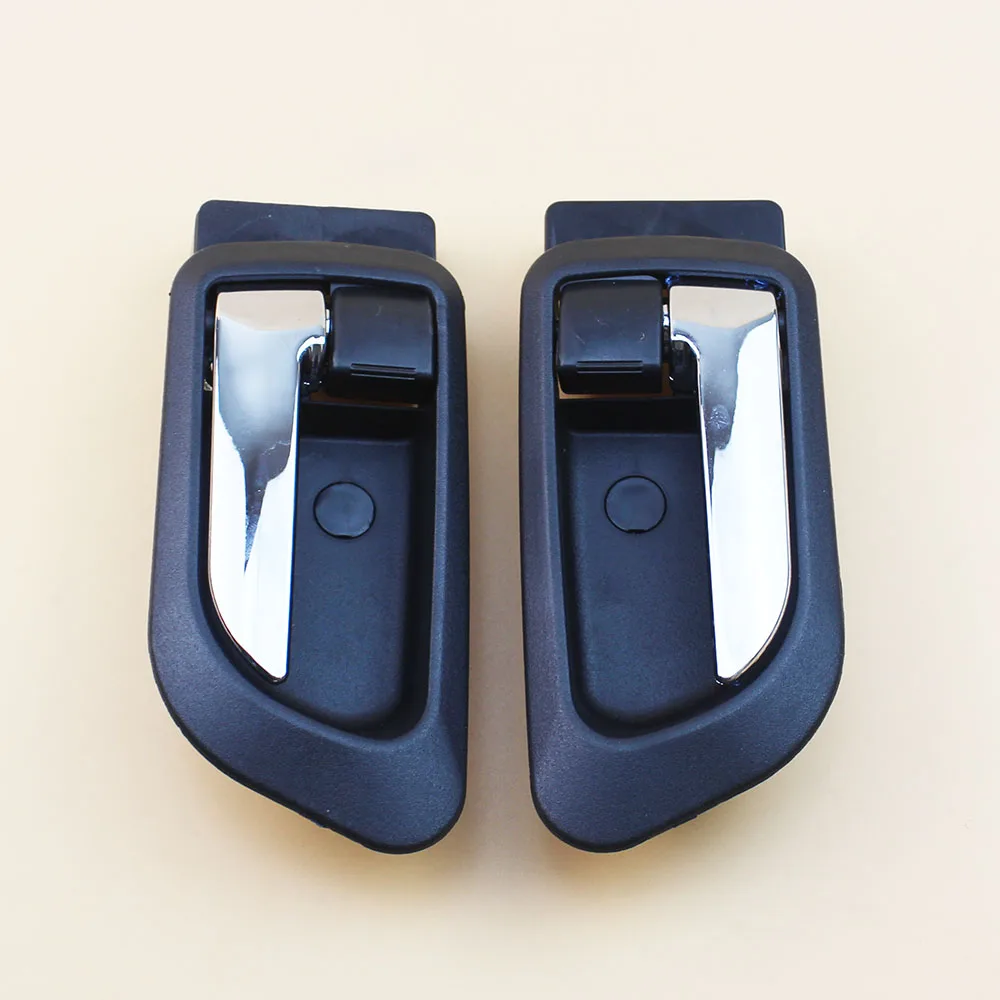 LARBLL Черный Бежевый автомобильный стиль межкомнатные дверные ручки внутренняя дверная Накладка для GREAT WALL HOVER H5 HAVAL H3 H5 GWM X200 - Цвет: 2PCS Black