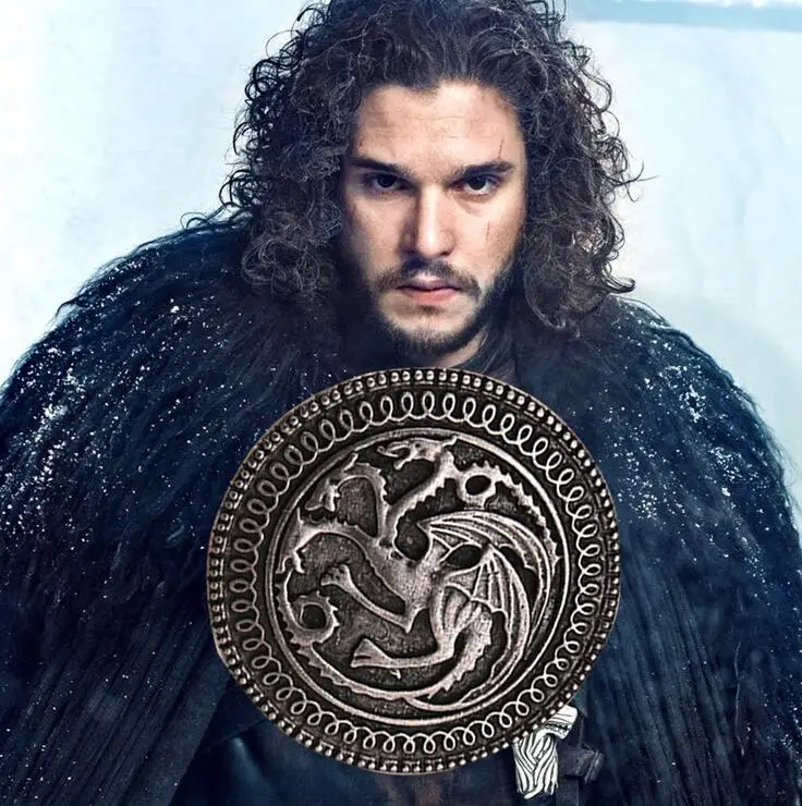 

2016 Game of Thrones Brooch song of ice and fire vintage targaryen dragon Pin brooch Unisex wholesale