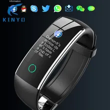 Smart band входящее сообщение предупреждения сердечный ритм мониторинга сердечного ритма direct USB зарядка Дизайн цветной экран smartband пояс