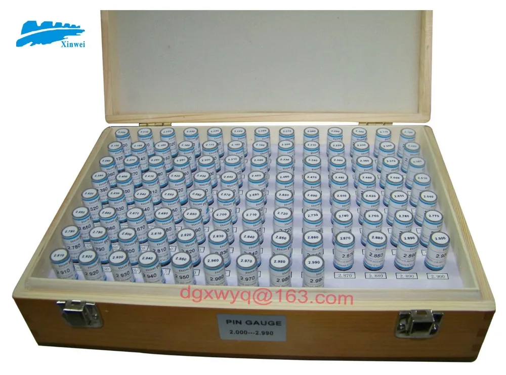 Pin Gauge Set ,Plug Gauge Set,2.000mm 2.990mm(Interval 0.01,100pcs