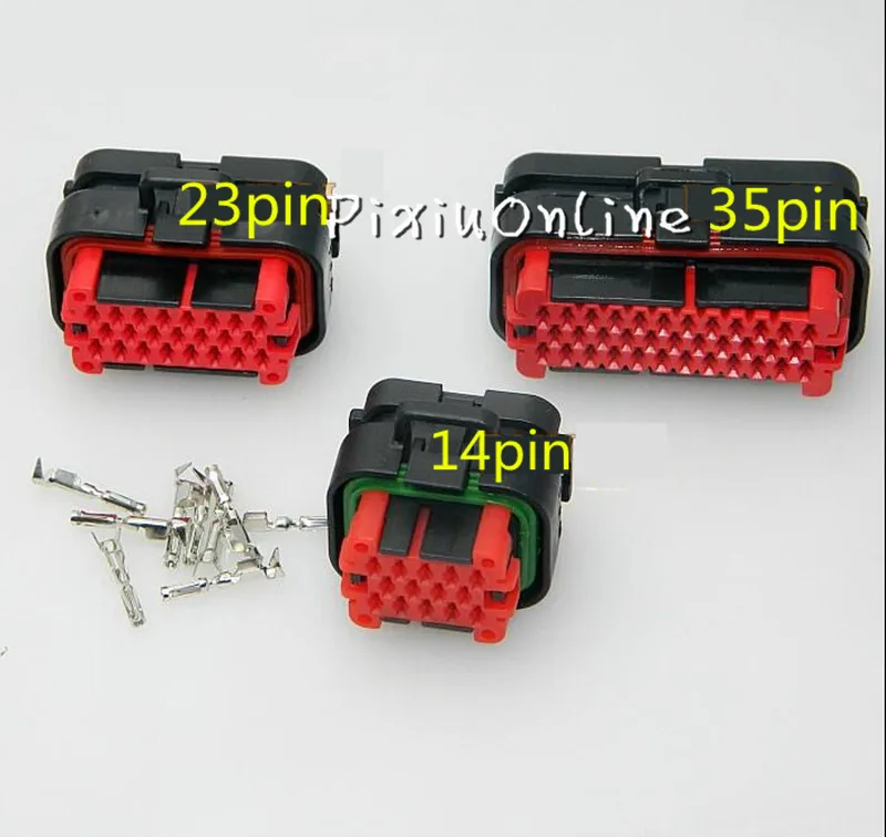

Free Ship YL740 1Set Kit 14 Pin ECU Wire Connector Electrical Car Automobile With Terminal Plug Socket