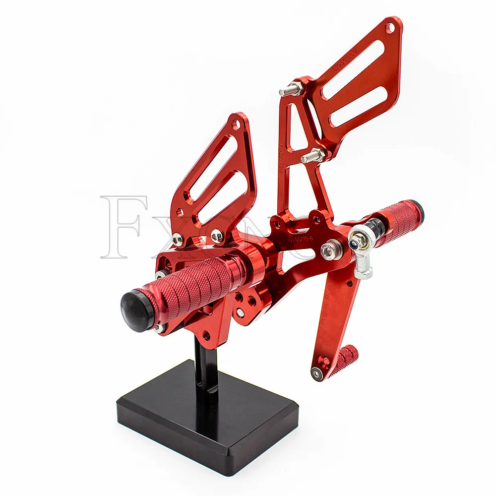 CNC Алюминиевые мотоциклетные Подножки Набор подножки Rearset для Suzuki GSXR 600 GSXR600 GSXR750 K6