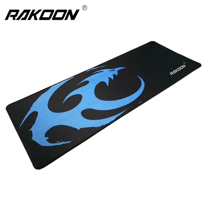 

Rakoon Blue Gaming Mouse Pad 30x80cm Large PC Desktop Laptop Notbook Computer Keyboard Mouse Mat Gaming Mousepad for Dota LOL