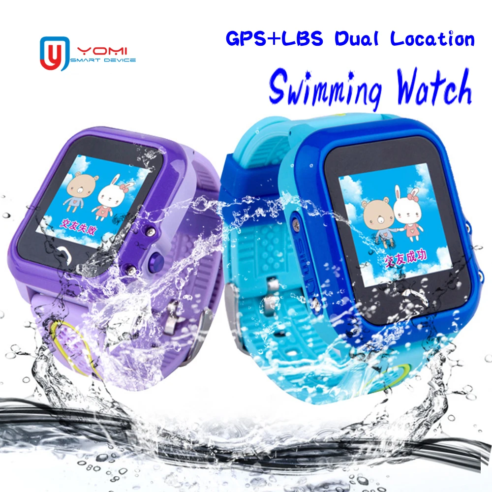 

IP67 Waterproof GPS Smart Kids Watch DF27 SOS Call Wearable GPS Tracker Children Baby Students Smartwatch Smart Phone Watch