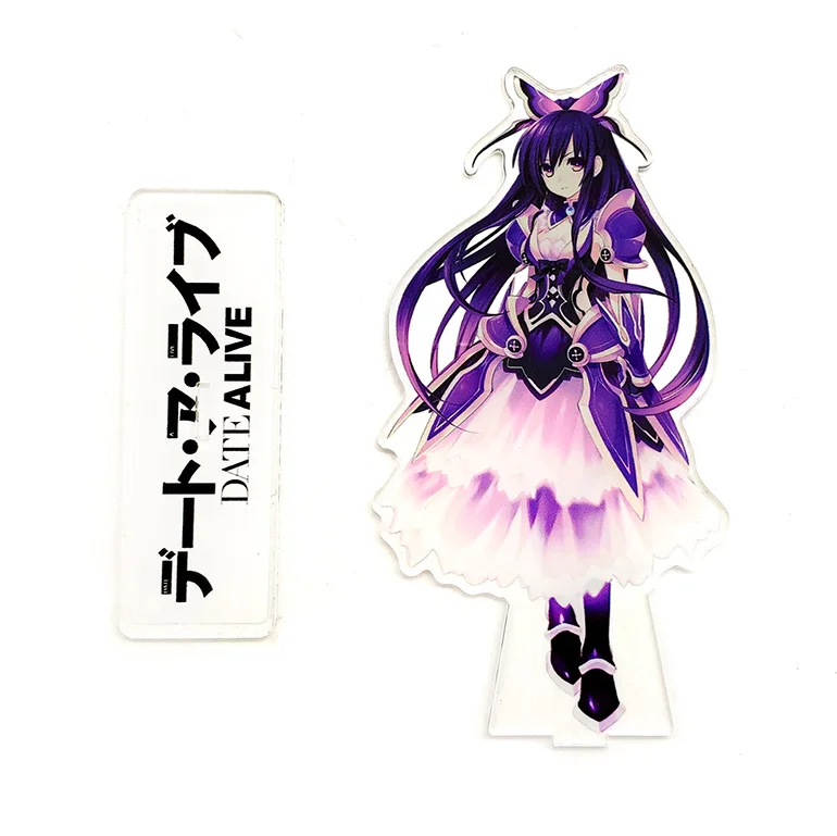 Love Thank You Date A Live Yatogami Tohka Hermit Yoshino фигурка на акриловой подставке модель двухсторонняя пластина Держатель торт Топпер аниме - Цвет: Tohka