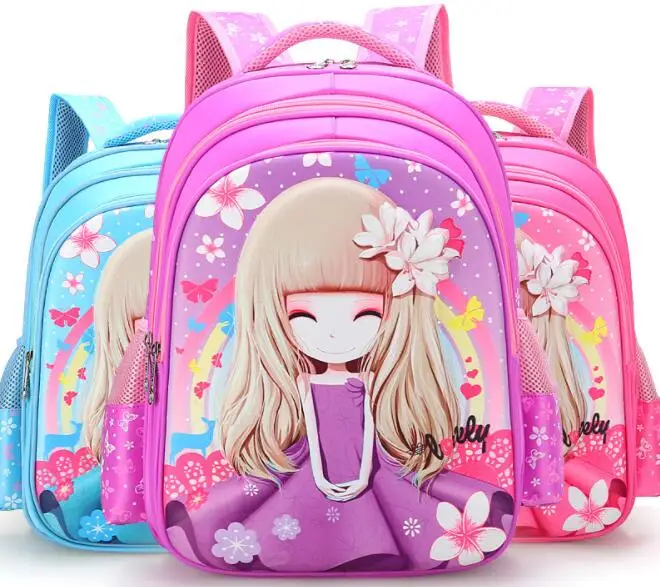 2018 Children School Bags Girls princess Backpack Primary School Backpacks kids Orthopedic backpack schoolbags Mochila Infantil 2018 Children School Bags Girls princess Backpack Primary School Backpacks kids Orthopedic backpack schoolbags Mochila Infantil