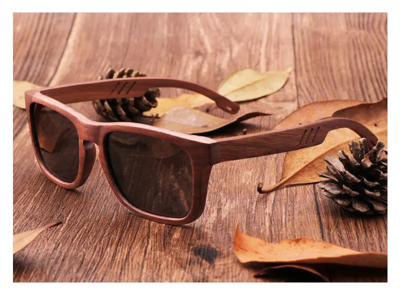 Kennedy Bamboo Polarized Sunglasses