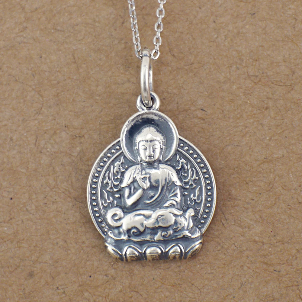 Buy 925 Sterling Silver Tathagata Buddha Pendant Charm