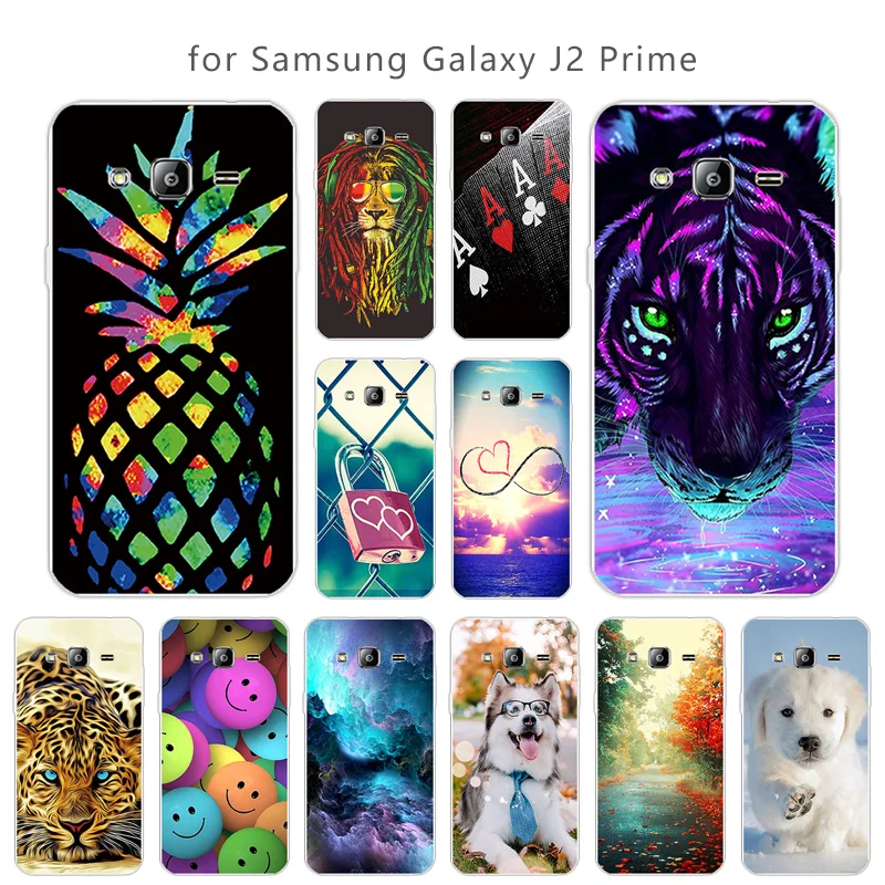 5-дюймовый чехол для телефона Samsung J2 Prime Прозрачный Тонкий силиконовый Galaxy SM-G532F