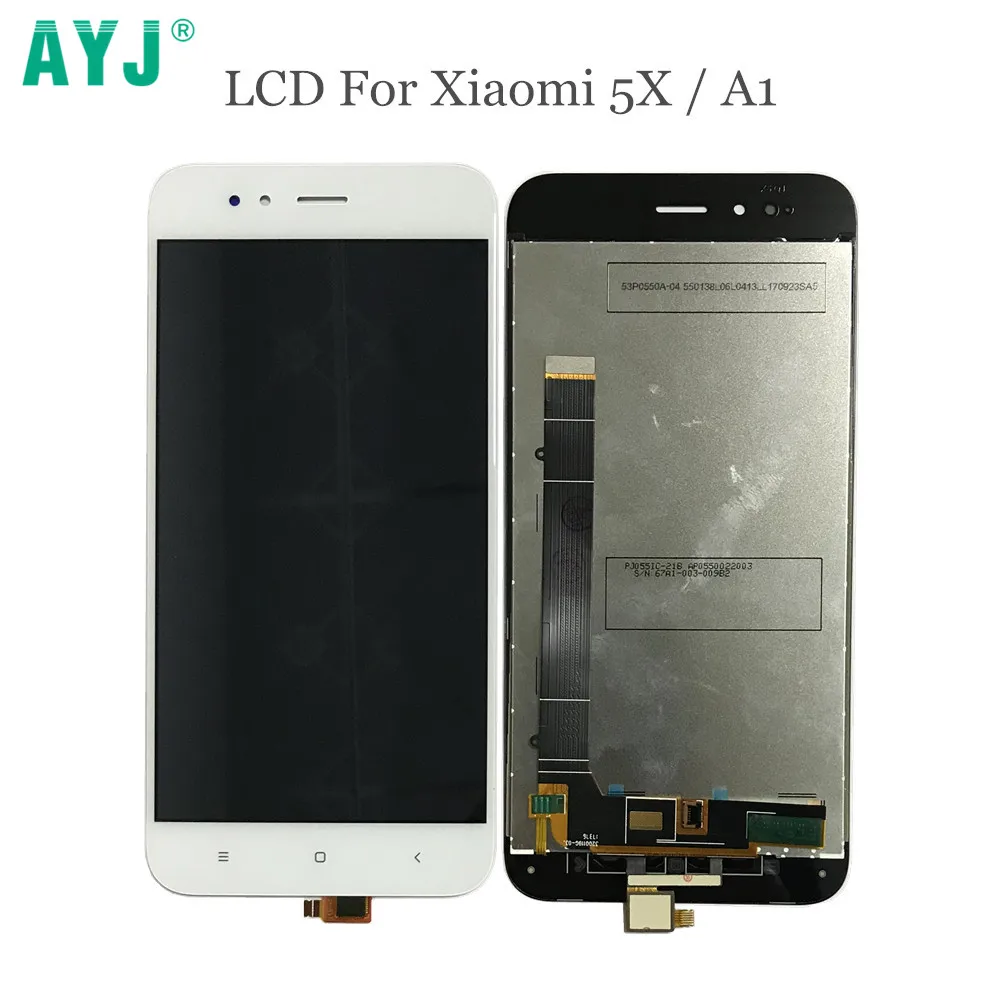 

AYJ High Quality LCD For Xiaomi Mi 5X Screen Display with Frame For Xiaomi Mi A1 LCD Display Touch Digitizer Assembly