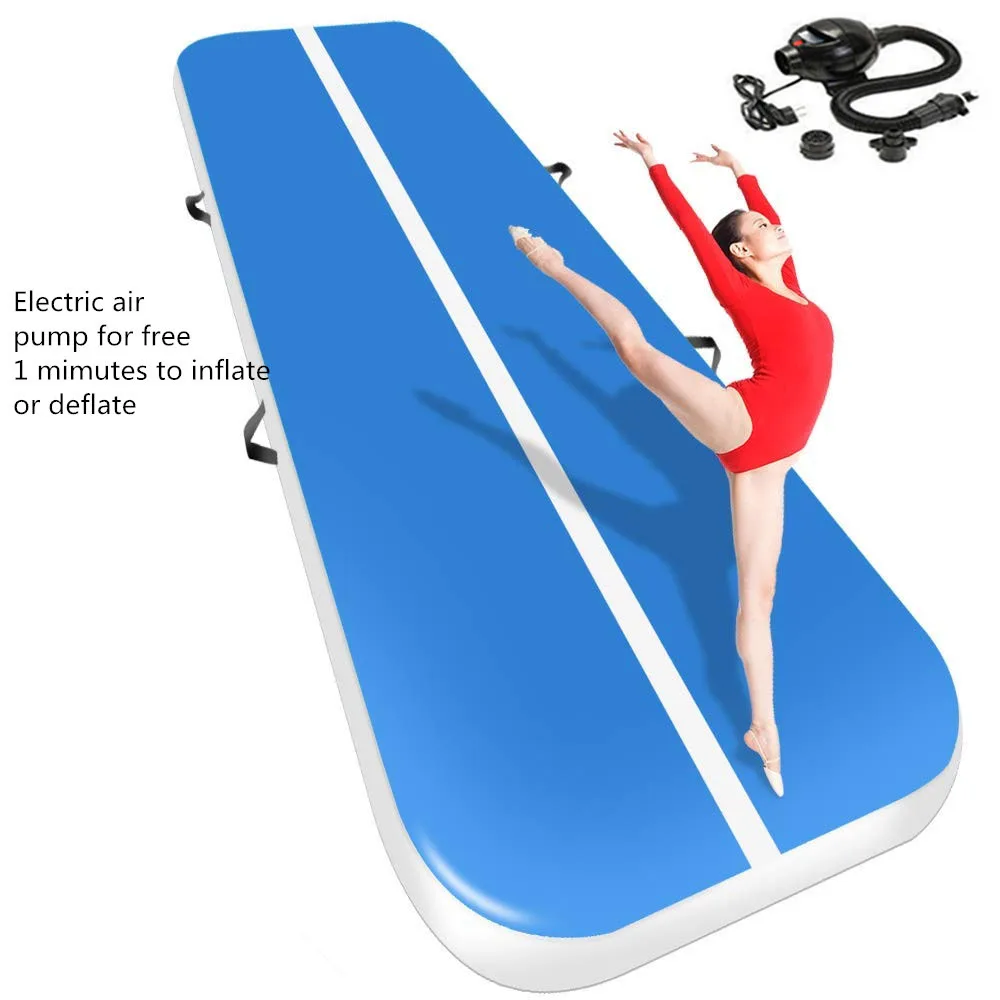 Best Free Shipping 3m 4m 5m Inflatable Cheap Gymnastics Mattress Gym Tumble Airtrack Floor Yoga Olympics Tumbling Air Track For Sale