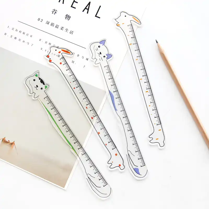 Cartoon Cat Ruler Cute 15cm Rabbit Measuring Straight Rulers Drawing Tool Promotional Stationery Gift School Supplies Rulers Aliexpress
