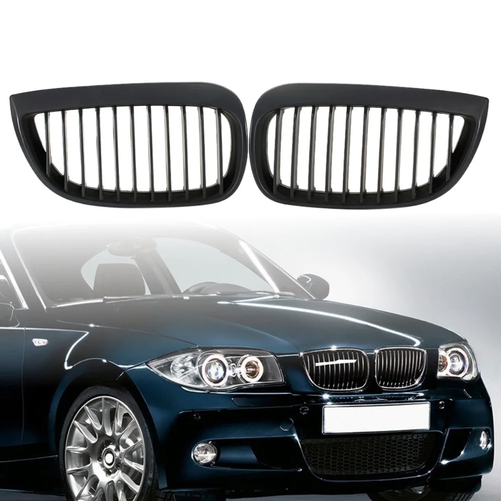 Matte Black Front Kidney Grill Grille For BMW E87 E81 116i 118i 120i 2004-2007 | Автомобили и мотоциклы