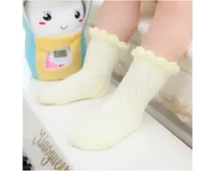 Ultra soft lace fishnet summer children s socks relent boneless suture
