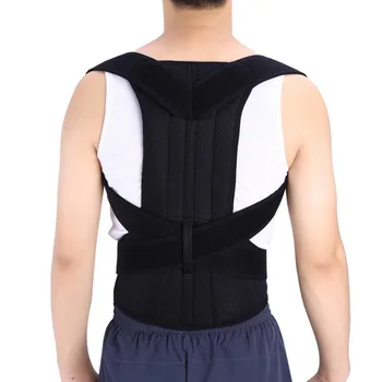 Adjustable Posture Corrector Shoulder Support Back Pain Brace Band Belt Unisex Correct Body Posture Back Belt Comfortable Wear