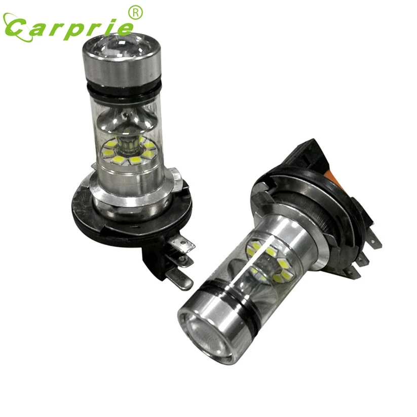 

2X H15 6500K 100W LED HID White 2323 Fog Driving DRL Light Bulbs ja18
