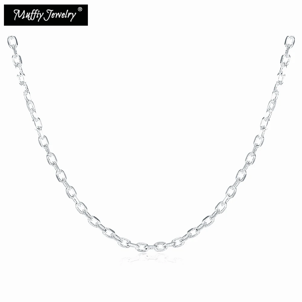

2mm Rolo Link Chain,Thomas 925 Sterling Silver Basic Square Chains Necklace Jewelry Fit Pendant 2017 Ts Gift For Men & Women