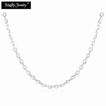 

2mm Rolo Link Chain,Thomas 925 Sterling Silver Basic Square Chains Necklace Jewelry Fit Pendant 2017 Ts Gift For Men & Women