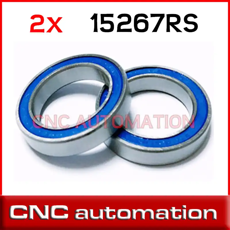 Ochoos 2pcs//lot 15267-2RS 15267RS MR15267 15267 2RS GCR15 Ball Bearing 15x26x7mm Bike Wheels Bottom Bracket Repair Bearing