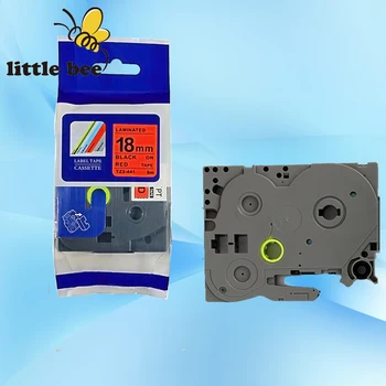 

1PCS Brother label tape 18mm black on red tze label tape tze-441 tze 441 tze441 for P-touch printer