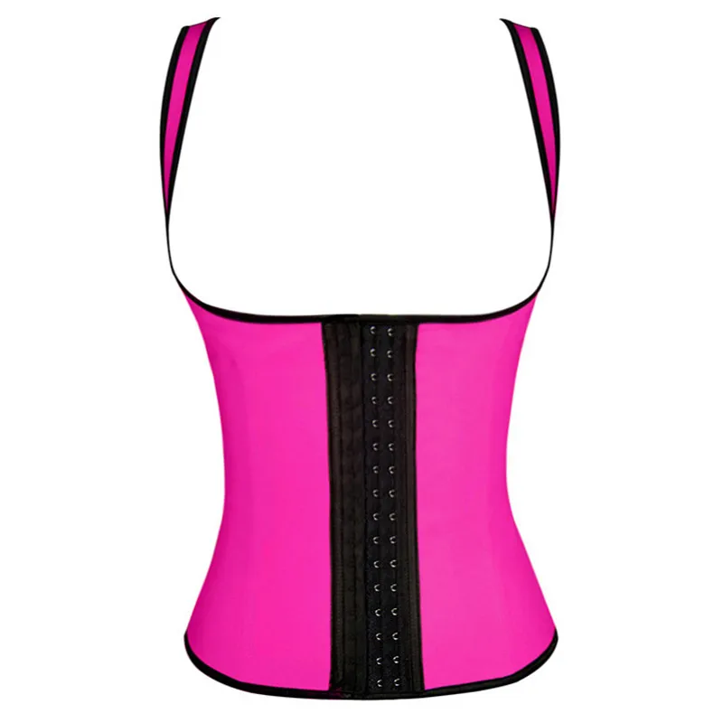 Latex Waist Trainer Tummy Control Women Underbust Waist Cincher 3 Hooks