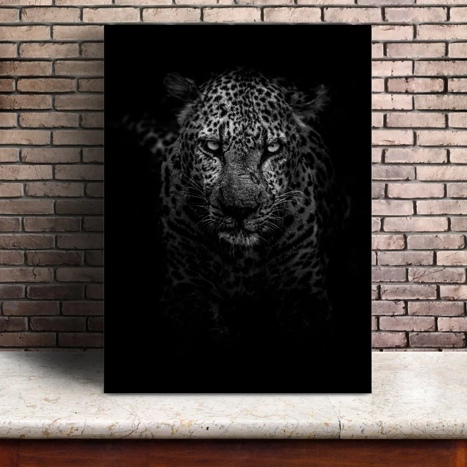 

Lion Swan Tiger Eagle Cow Wall Art Canvas Painting Nordic Posters And Prints Black White Wall Pictures For Living Room Decor