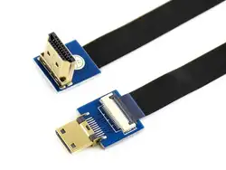 Waveshare микро/мини-адаптер HDMI для DIY HDMI кабель горизонтальный/прямой разъем