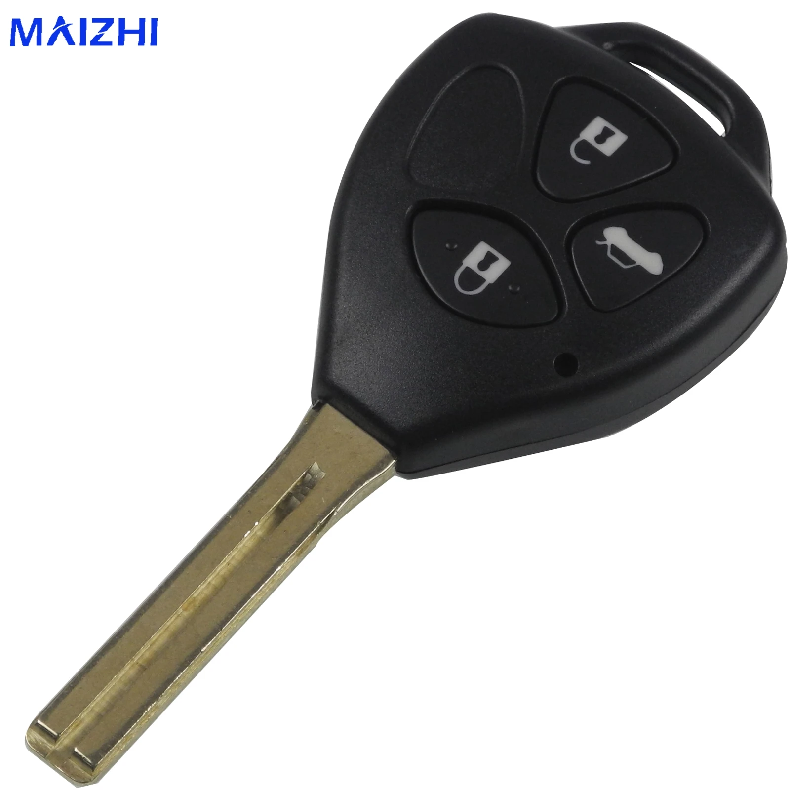 Jingyuqin 10PCS 3 Buttons Remote Fob Car Key Shell