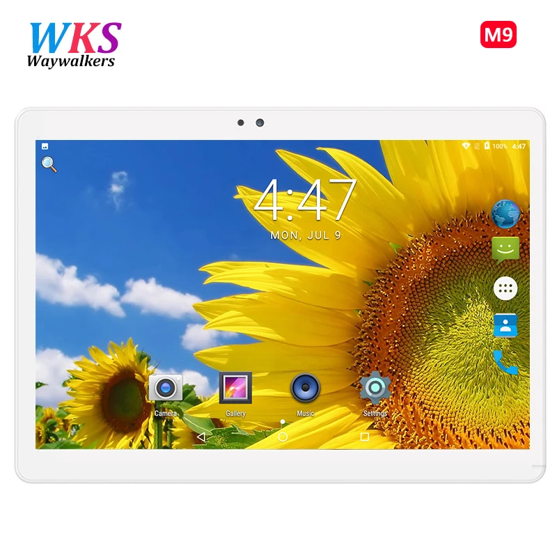 WKS 2018 новый 10 1 дюймов планшетный ПК Octa core 3G PC 4 ГБ Оперативная память 64 Встроенная