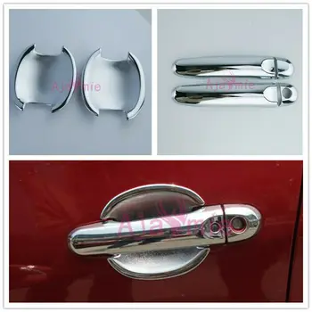 

Accessories For Nissan Juke Door Handle Cover Bowl Overlay Trim With Smart Hole 2011-2018 Panel Chrome Car Styling