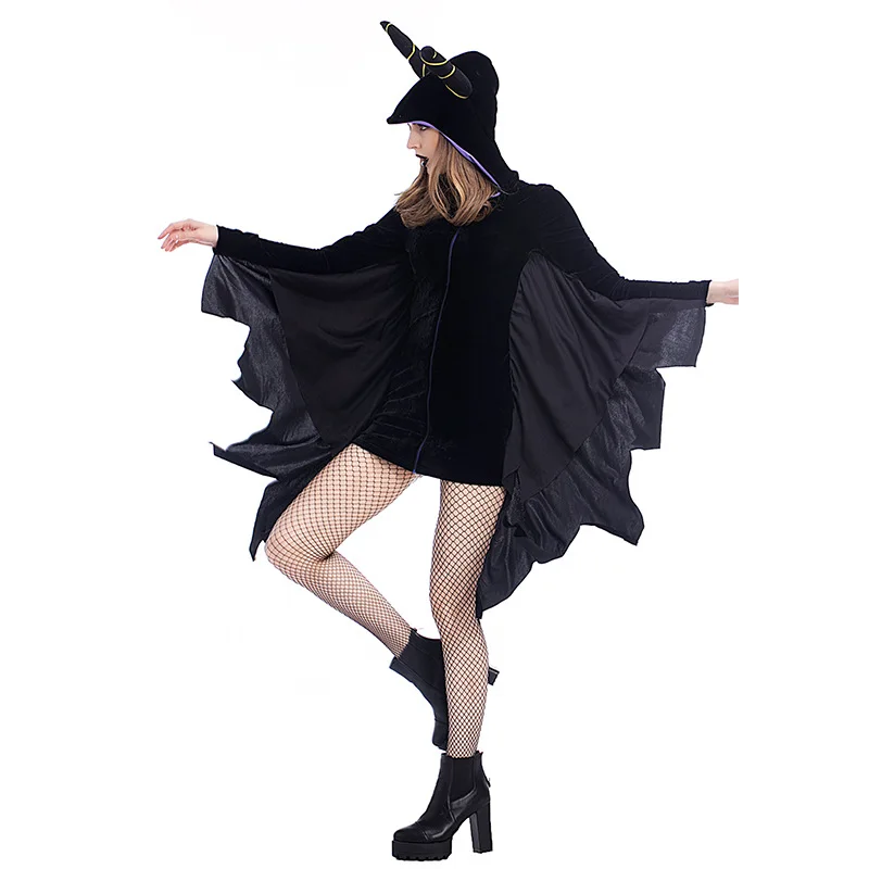 Кино восхитительным Maleficent костюм для взрослых Для женщин на Хэллоуин Карнавальный готический вампир Косплэй Наряжаться нарядные