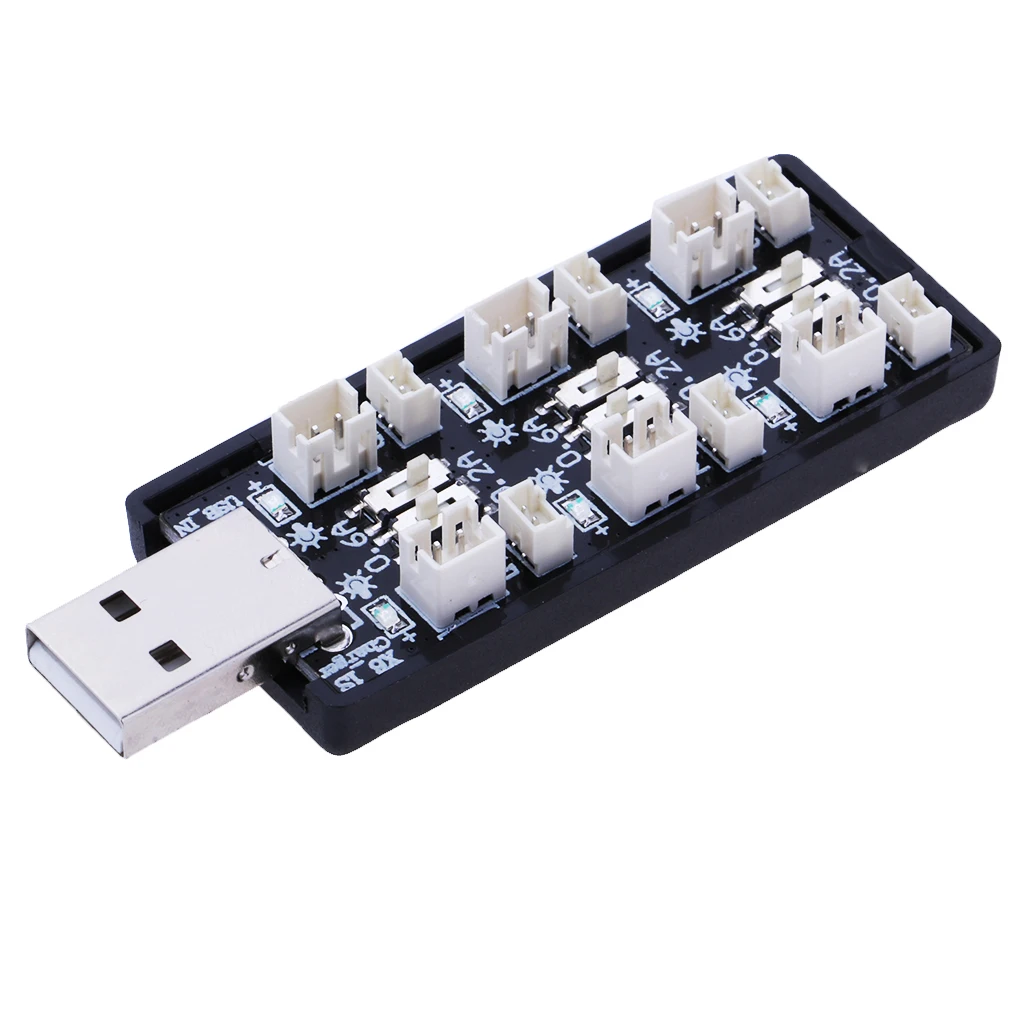 Chargeur USB LiPo 1S 6CH 3.7V/4.2V Micro JST 1.25 JST-PH 2.0