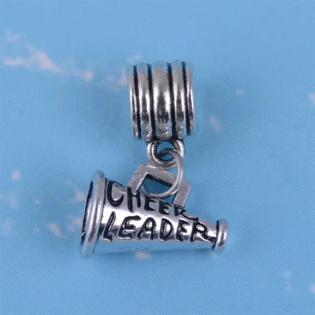 my shape Zinc Alloy I Love to Cheer Cheerleader Cheer Mom Megaphone DIY