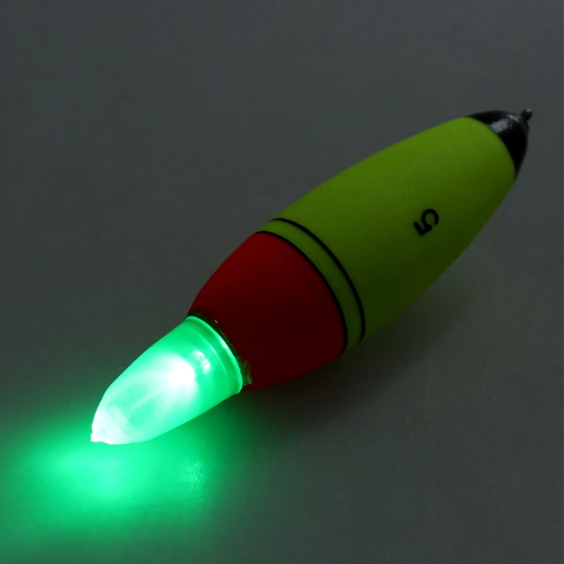 Luminous Fishing Float Glowing Night Fishing Float LED Light Stick Night Foam Tube Buoy