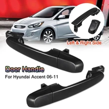 Auto Al di Fuori Maniglia Esterna Della Porta Set Posteriore Sinistro Lato Destro ADP80246501S 83650-1E000 83660-1E050 Per Hyundai Accent 2006-2011