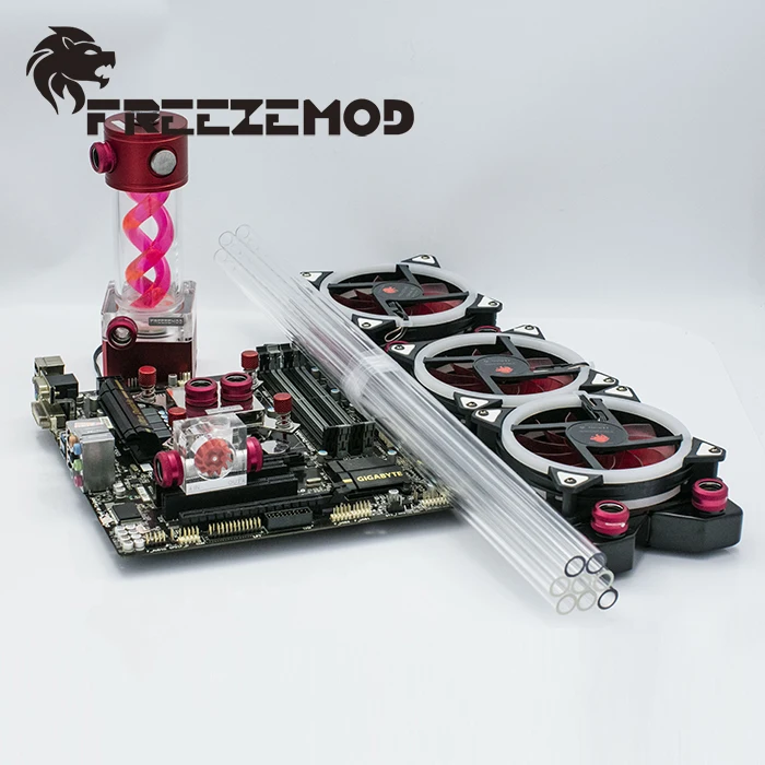 FREEZEMOD компьютерная система водяного охлаждения Набор Профессиональный набор 2 для жесткой трубки, FREEZEMOD-PKH2