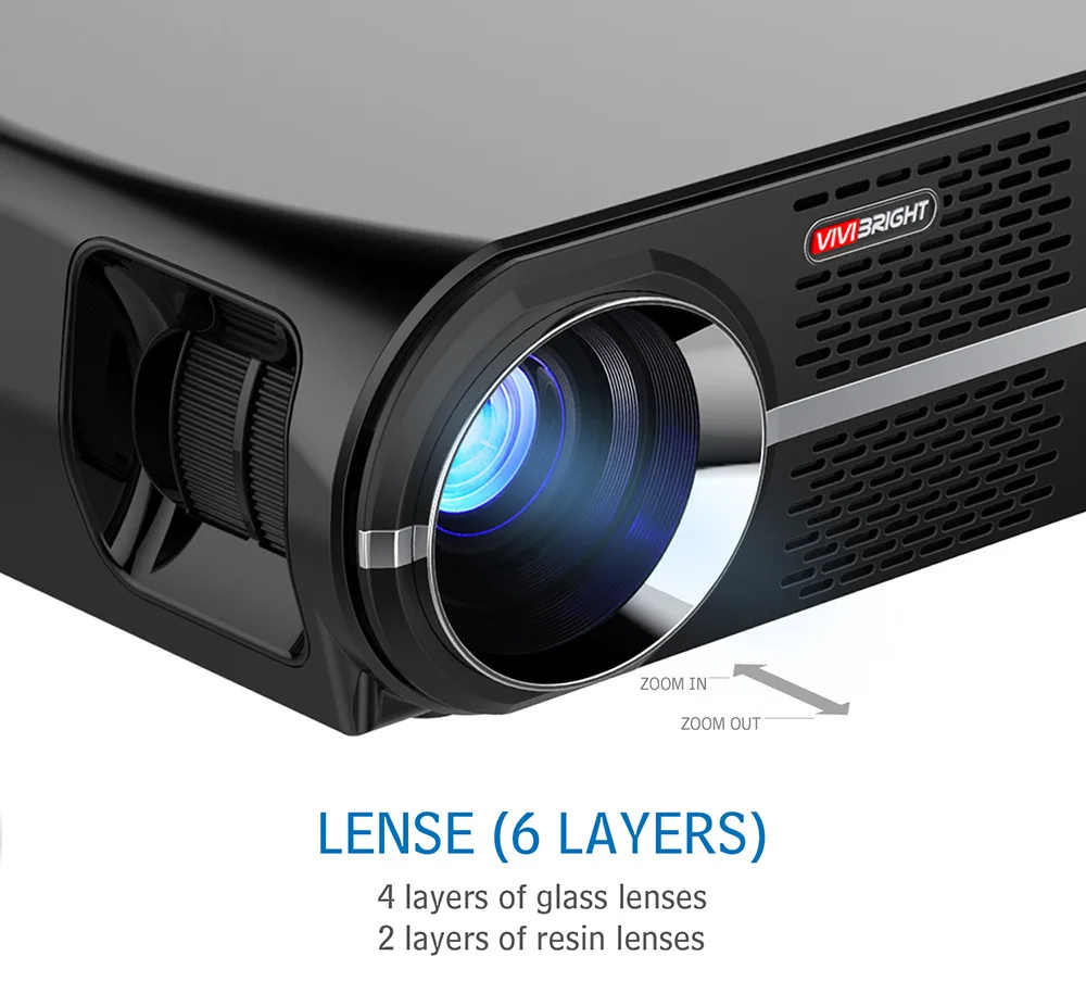VIVIBRIGHT GP100 UP LED Projector (6)