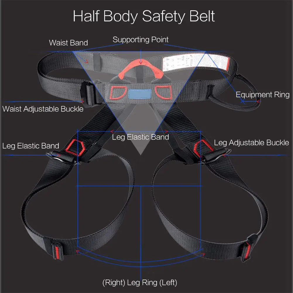 Половина тела ремень безопасности для скалолазания Альпинизм Скалолазание для авиационных работ