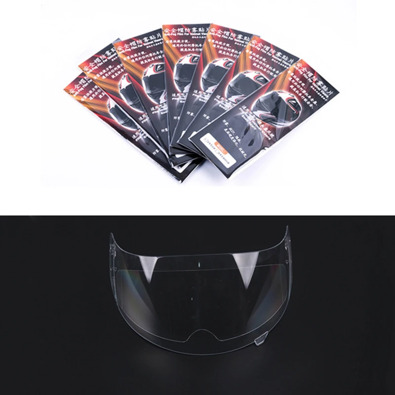 

Anti-Fog Motorcycle Helmet Lens Film Moto Helmet Visor Fog Resistant Films Motorcycle Anti-Fog Patch Accessories
