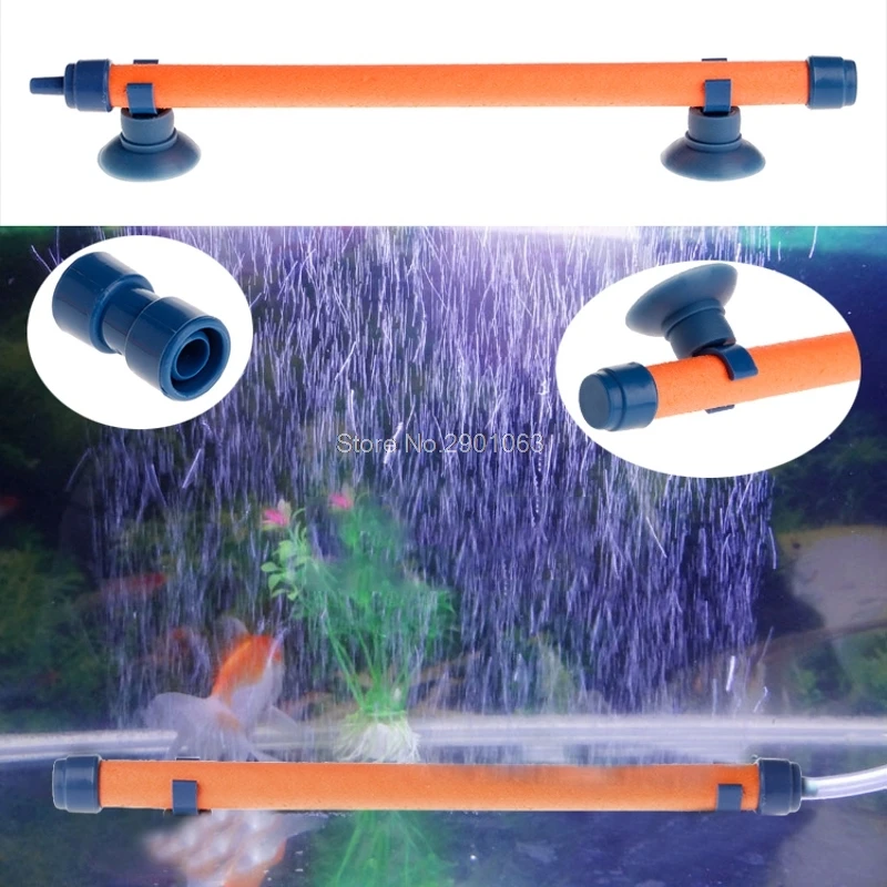 

High Quality 7" 10" 14" 18" 23" 28" Fish Tank Aquarium Air Stone Bubble Wall Tube Aeration