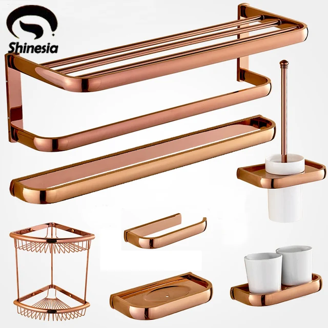 Aliexpress.com : Buy Rose Gold Solid Brass Towel Rack Bath Toilet ... Aliexpress.com : Buy Rose Gold Solid Brass Towel Rack Bath Toilet ...