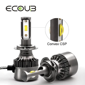 

New H7 LED Bulb H11 H1 H3 H4 9005 HB3 9006 Hb4 Car Headlight 6500K 8000LM Fog Light IP68 12V 24V New Arrival Convex Light