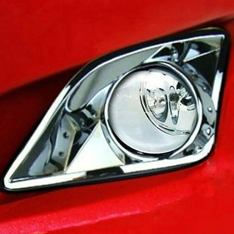 Хромированная передняя противотуманная фара рамка Накладка для Toyota Corolla 2009 2010