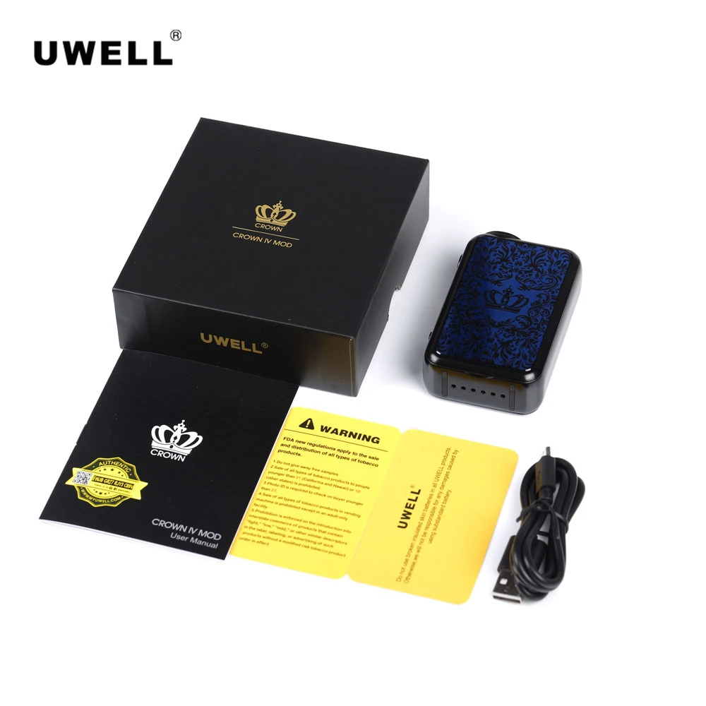 Original Uwell corona 4 Mod caja Mod 200 W de potencia No 18650 caja Mod Vape por Uwell corona 4 tanque cigarrillo electrónico mod electrónico - 5