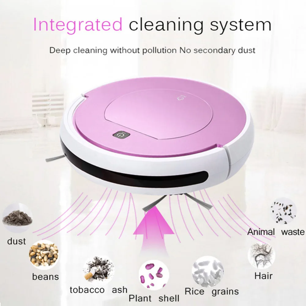 

FR-601 Robot Vacuum Cleaner Home Sweeper Suction Vacuum Cleaner Robot Infrared Remote Control Home Cleaning Machine