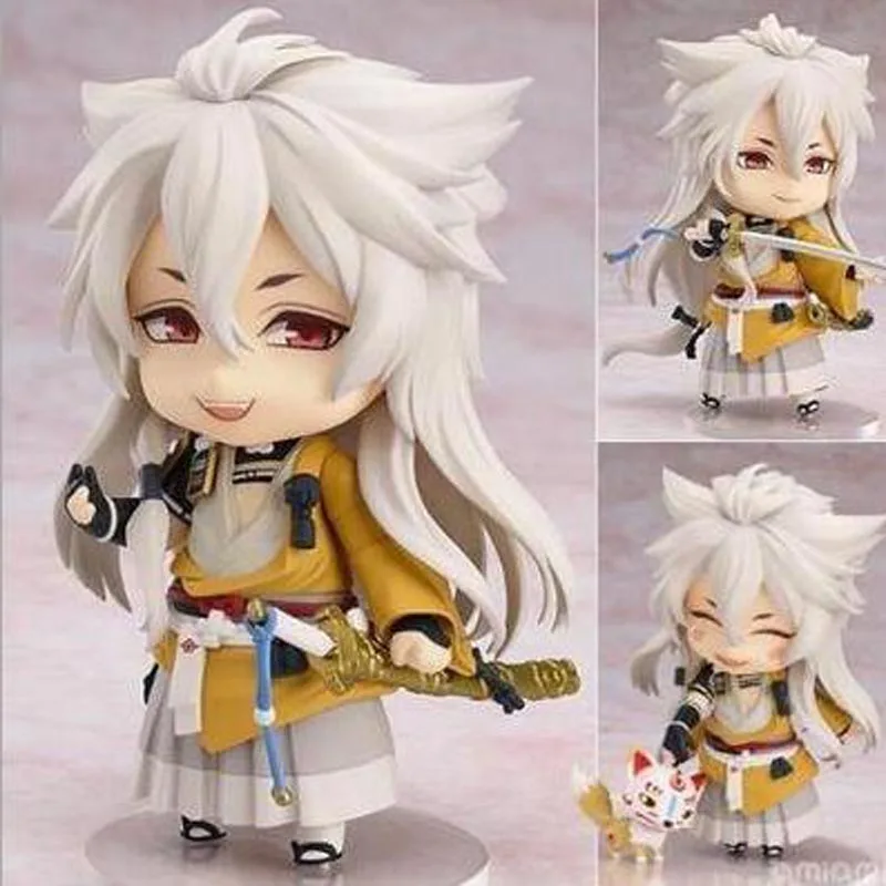 

Anime Touken Ranbu Online Fox Ball Kogitsunemaru Figure Nendoroid 525 Toy 4" 10cm