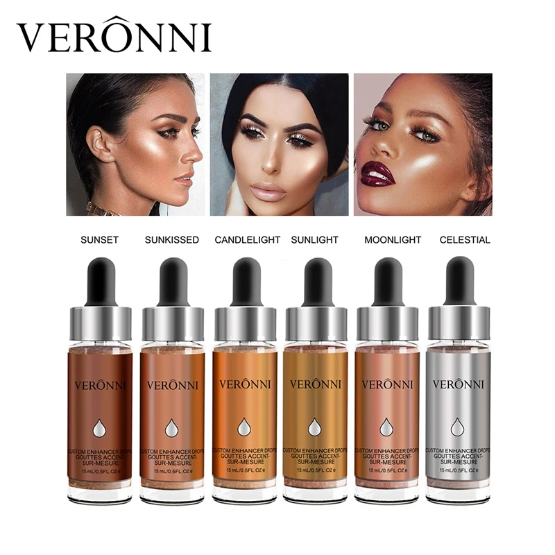 

Highlight Concealer Contour Stick VERONNI Face Cosmetic 2 in 1 Smooth 4 Colors Highlight Contours Makeup Highlight Contour Stick