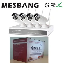 2017 Recommend build in 1TB HDD hard disk driver 960P Wifi CCTV Camera Kit Wirless 4ch