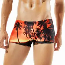 Новые летние сексуальные мужские плавки Брендовые мужские купальные костюмы одежда для плавания Шорты-боксеры для плавания мужские быстросохнущие шорты для плавания